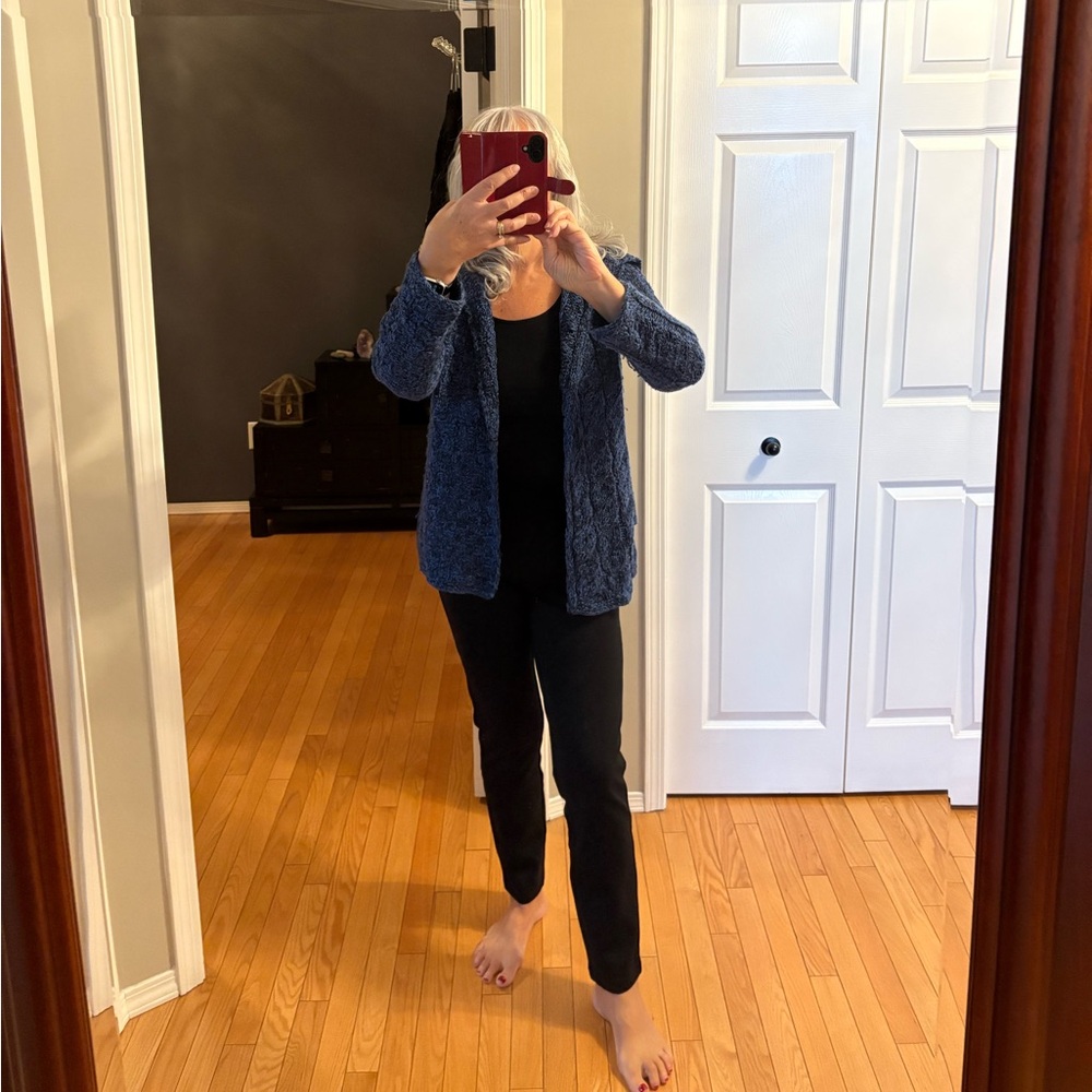 Stylish Blue Cardigan